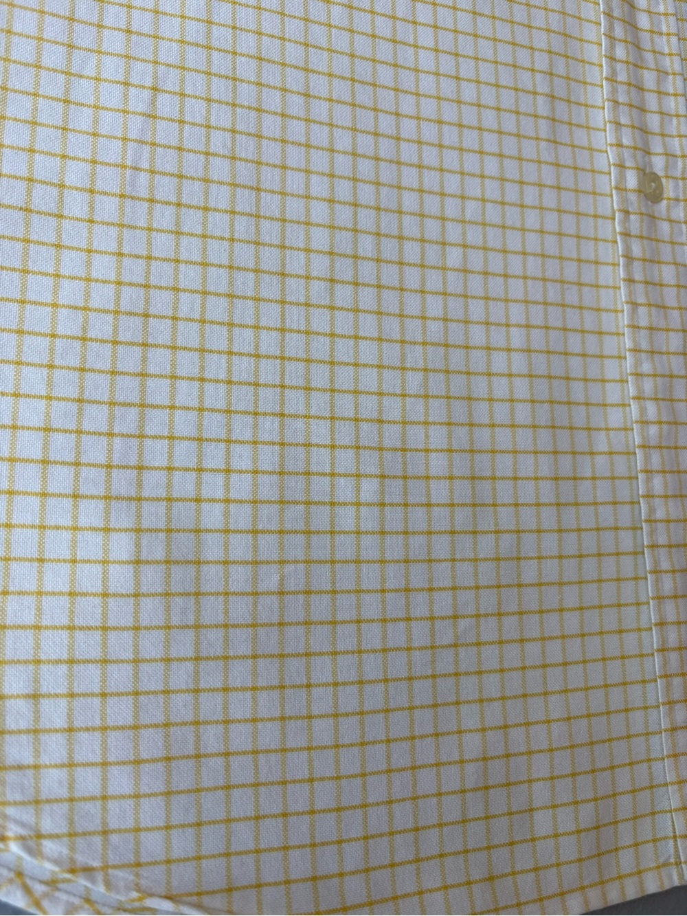 Ralph Lauren Men’s Yellow Windowpane Button-Down Shirt Blake 100% Cotton sz L - Picture 5 of 8